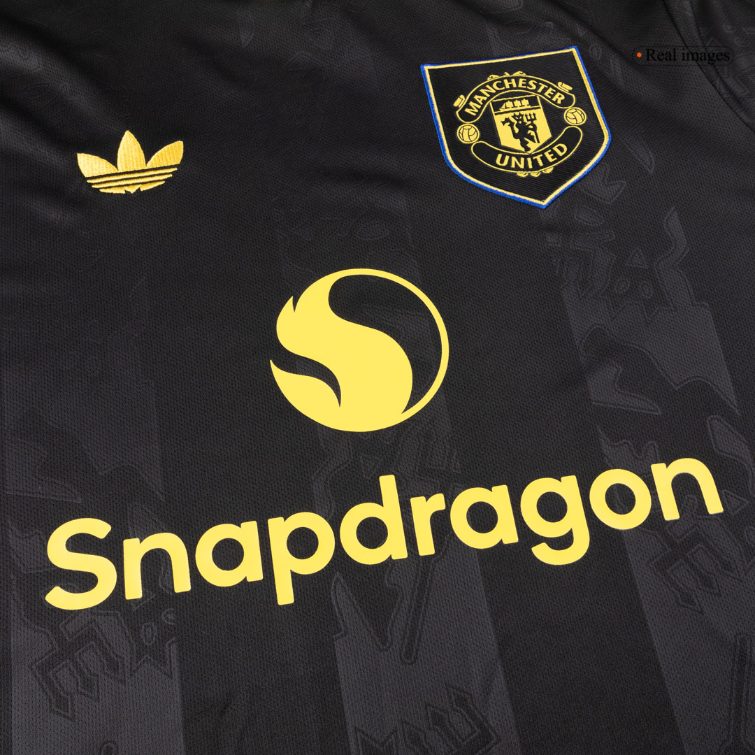 Manchester United Third Away Soccer Jersey Retro 2025/26 - Long Sleeve