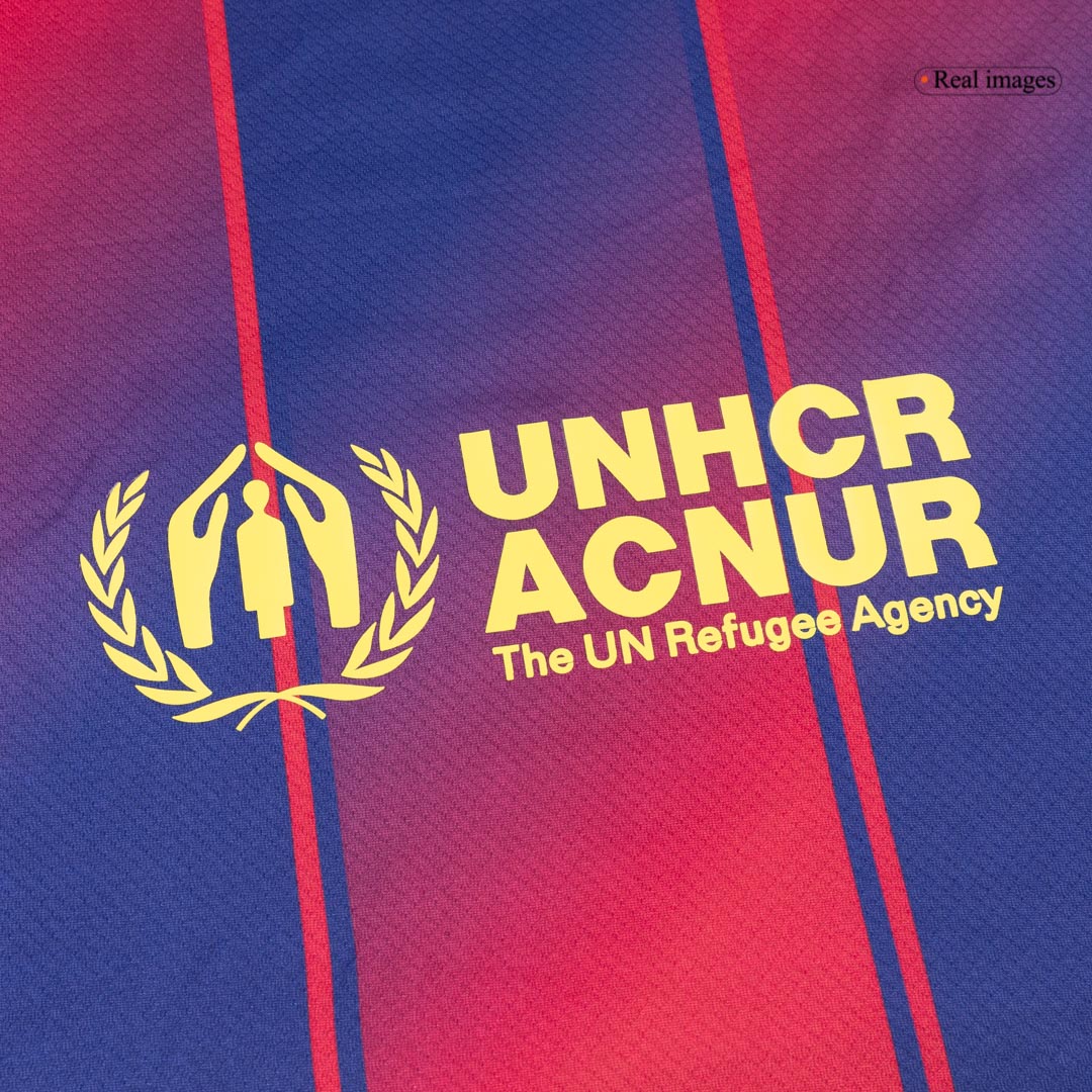 Barcelona Home Soccer Jersey Retro 2025/26 - Long Sleeve