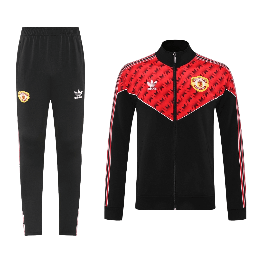 Manchester United Training Kit 2025/26 - Red&Black (Jacket+Pants)