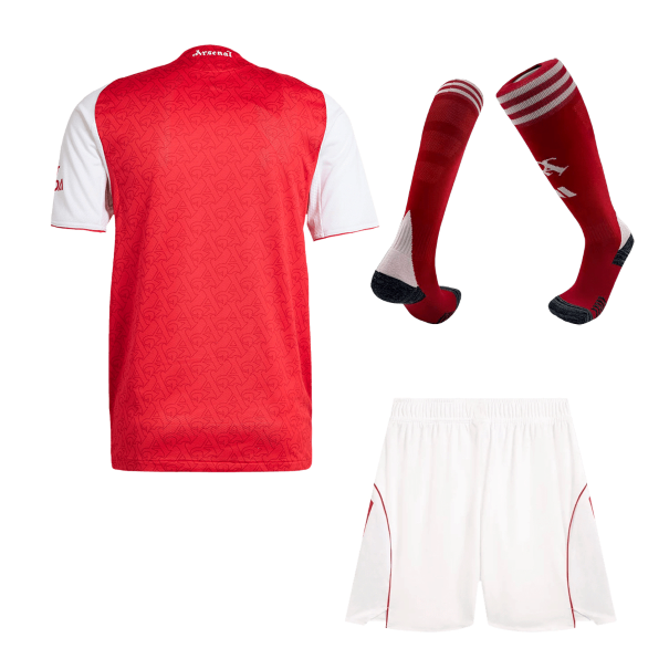 Authentic Arsenal Home Soccer Jersey Kit(Jersey+Shorts+Socks) 2025/26 Red