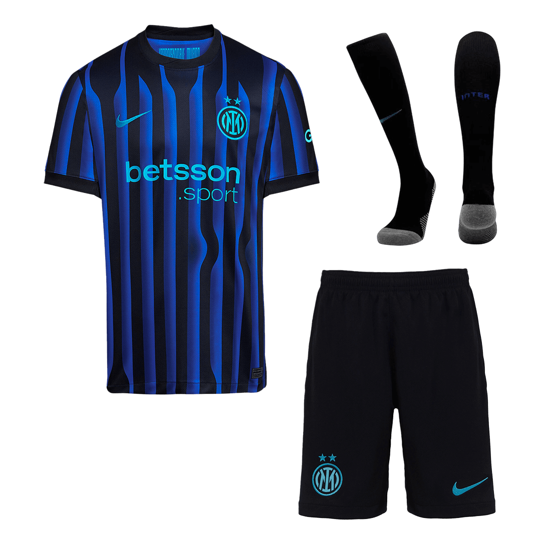 Inter Milan Home Soccer Jersey Kit 2025/26