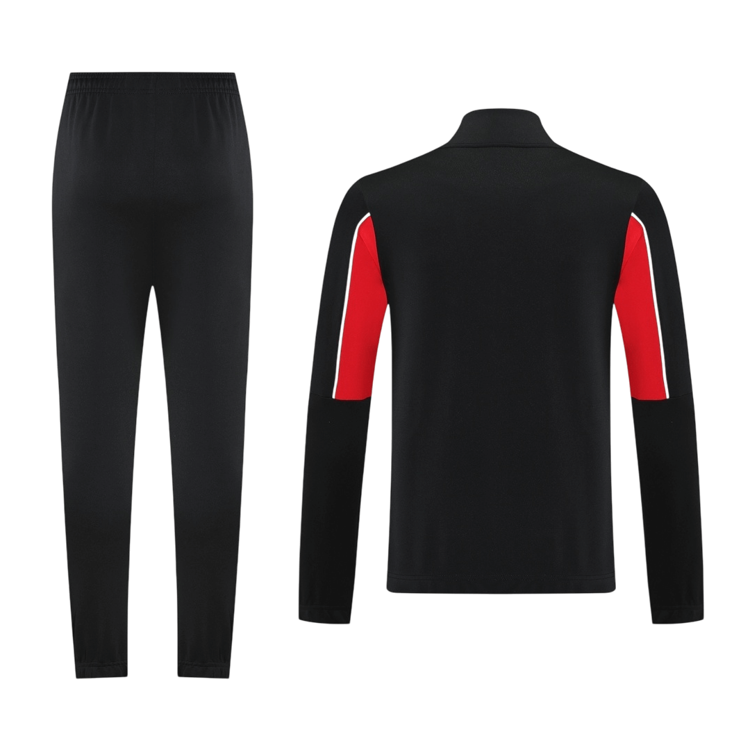 AC Milan Training Kit 2025/26 - Black (Jacket+Pants)