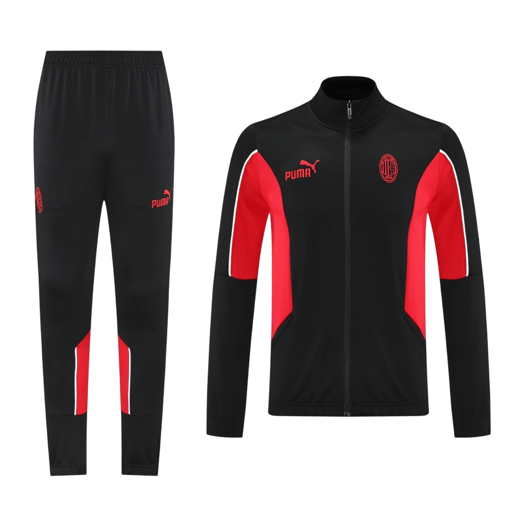 AC Milan Training Kit 2025/26 - Black (Jacket+Pants)