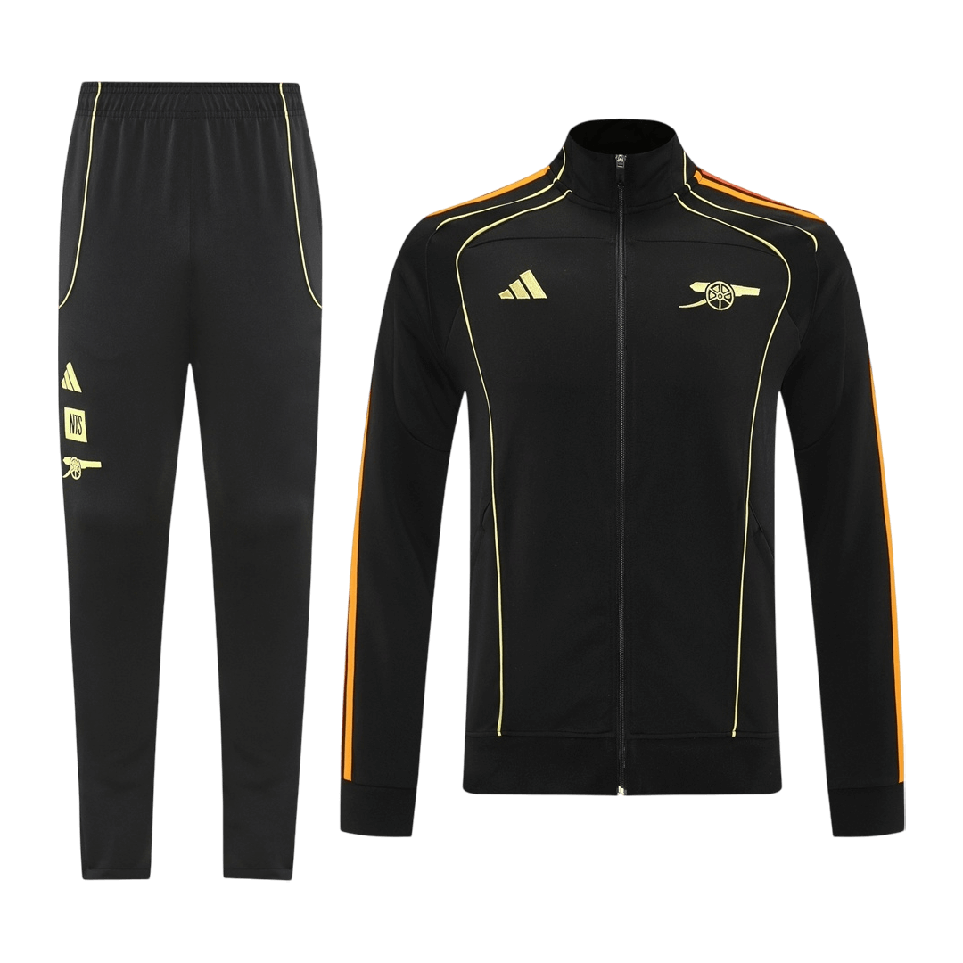 Arsenal Training Kit 2025/26 - Black (Jacket+Pants)
