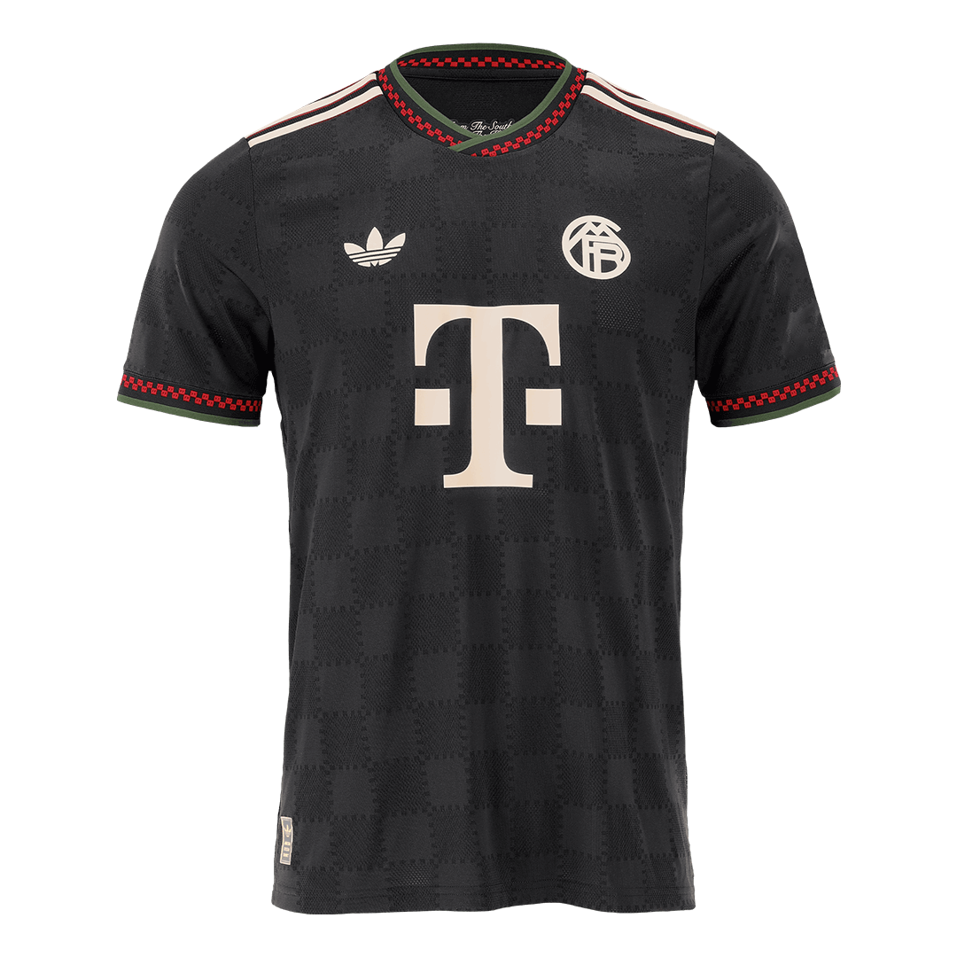 Authentic Bayern Munich Third Away Soccer Jersey 25/26 Black