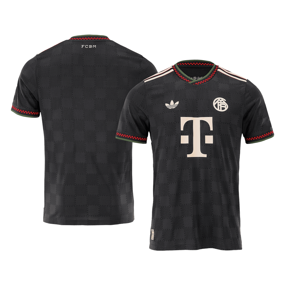 Authentic Bayern Munich Third Away Soccer Jersey 25/26 Black