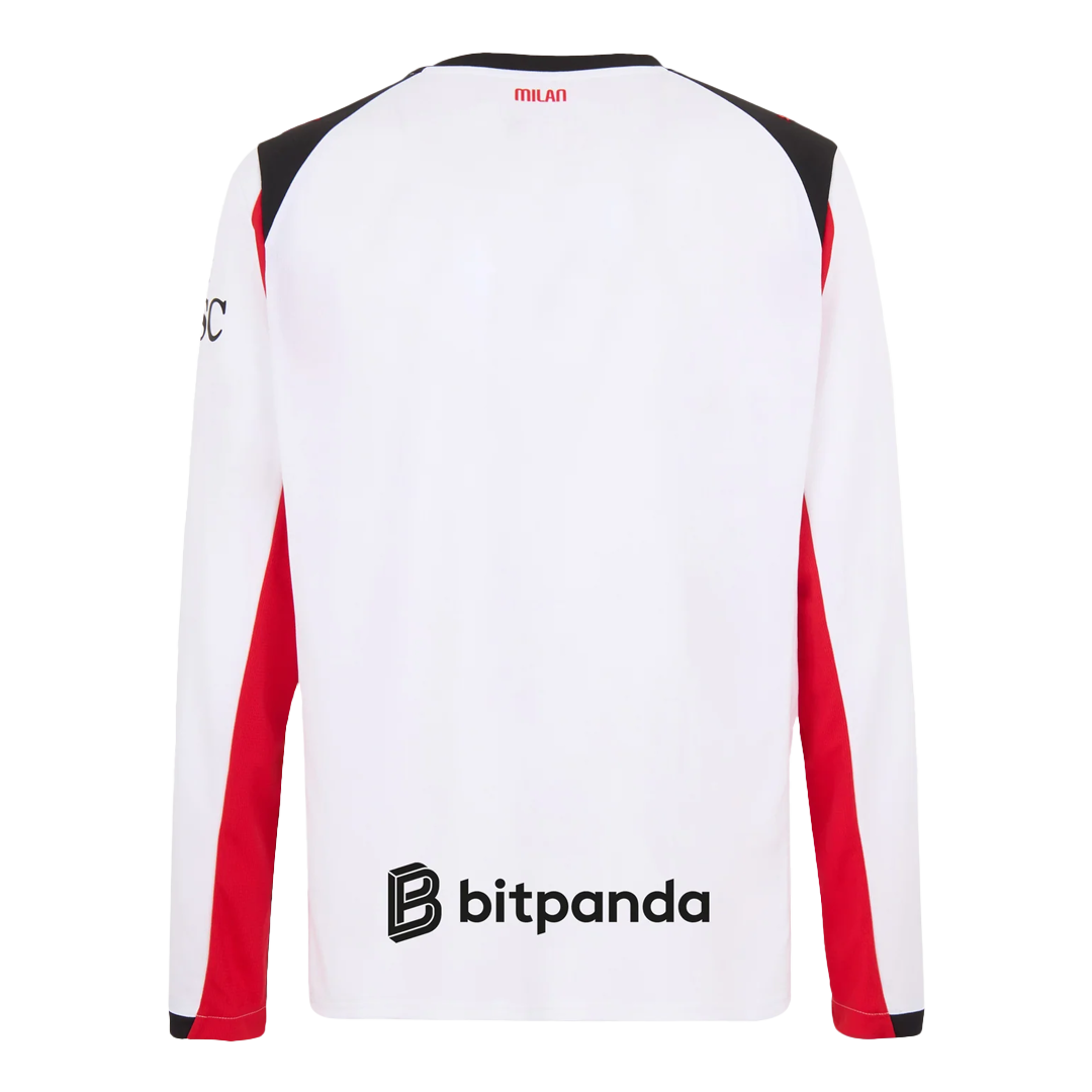AC Milan Away Soccer Jersey Retro 2025/26 - Long Sleeve