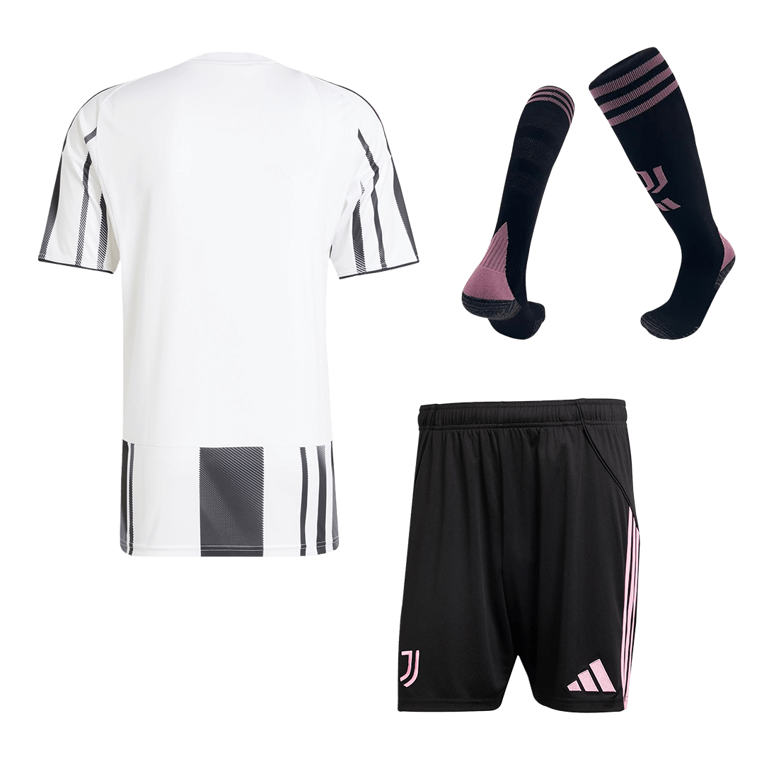 Juventus Home Soccer Jersey Kit 2025/26