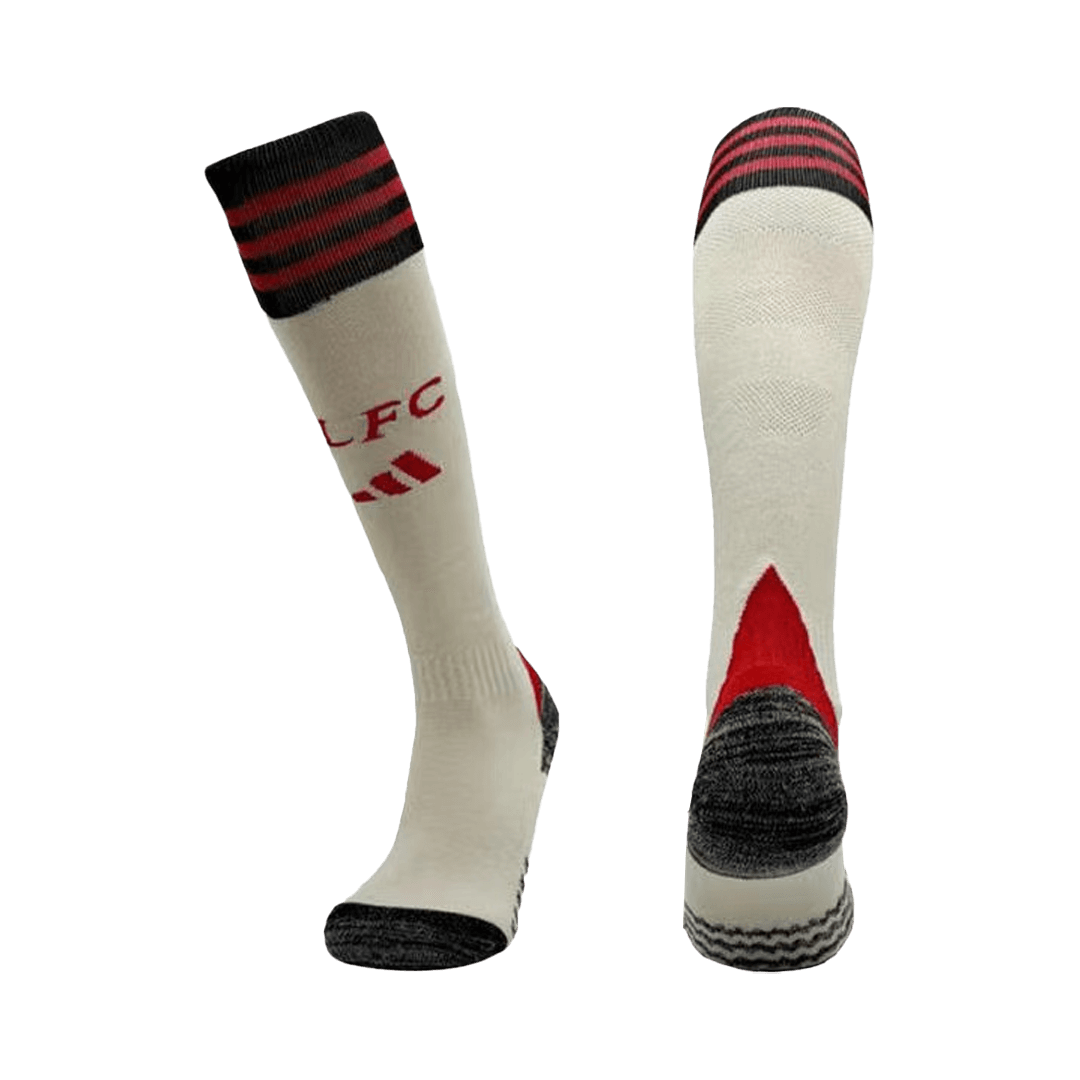 Liverpool Away Soccer Socks 2025/26 Kid