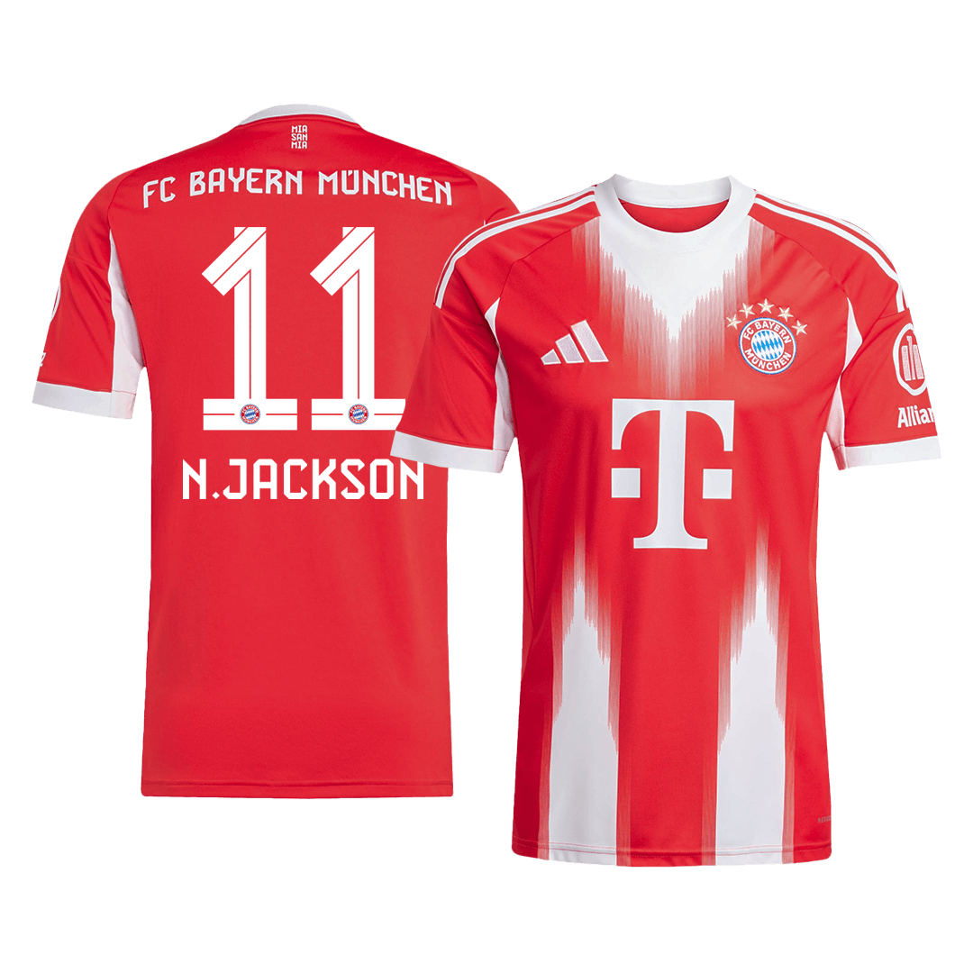 Bayern Munich N.JACKSON #11 Home Sleeveless Jersey 2025/26