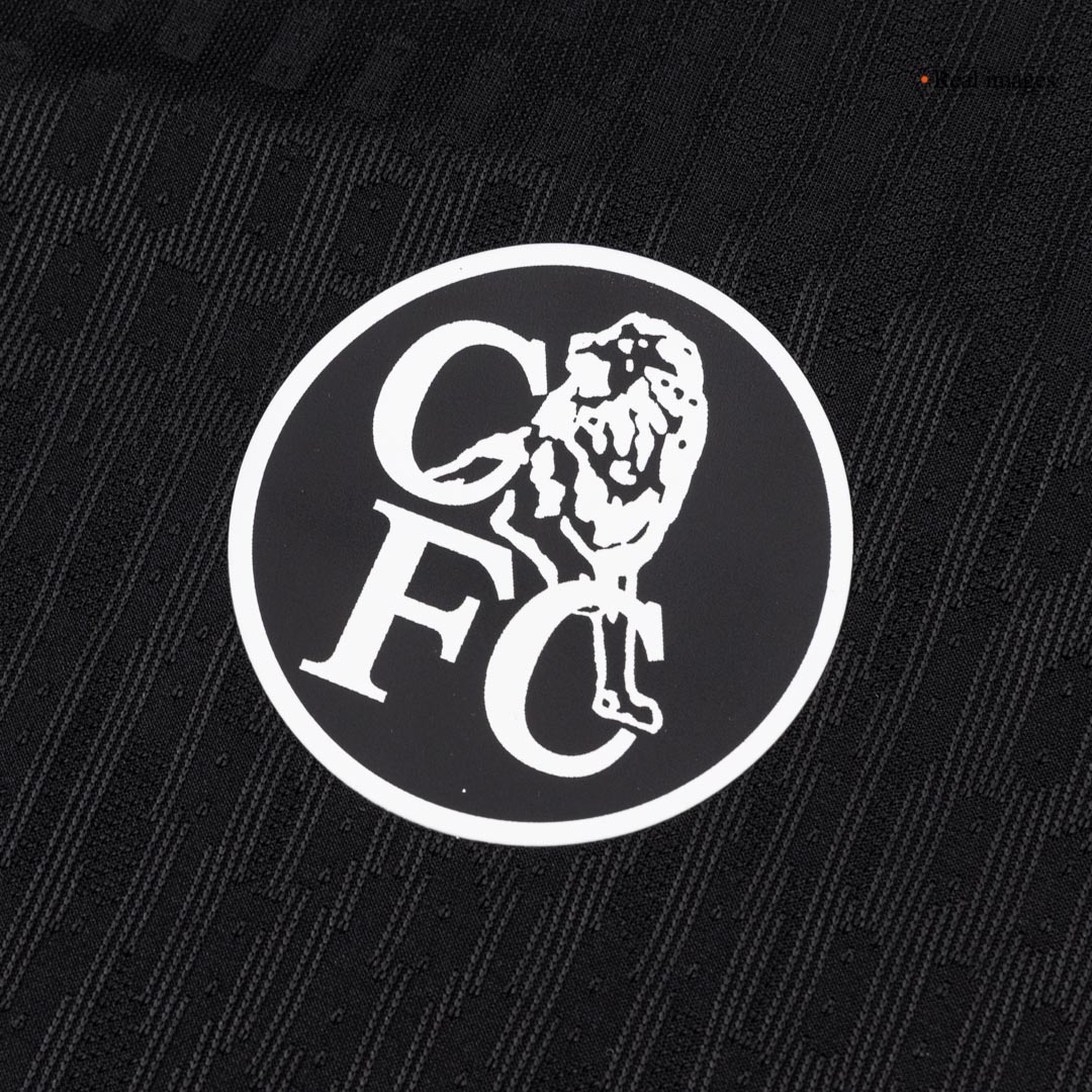 Authentic Chelsea Third Away Soccer Jersey 25/26 Black