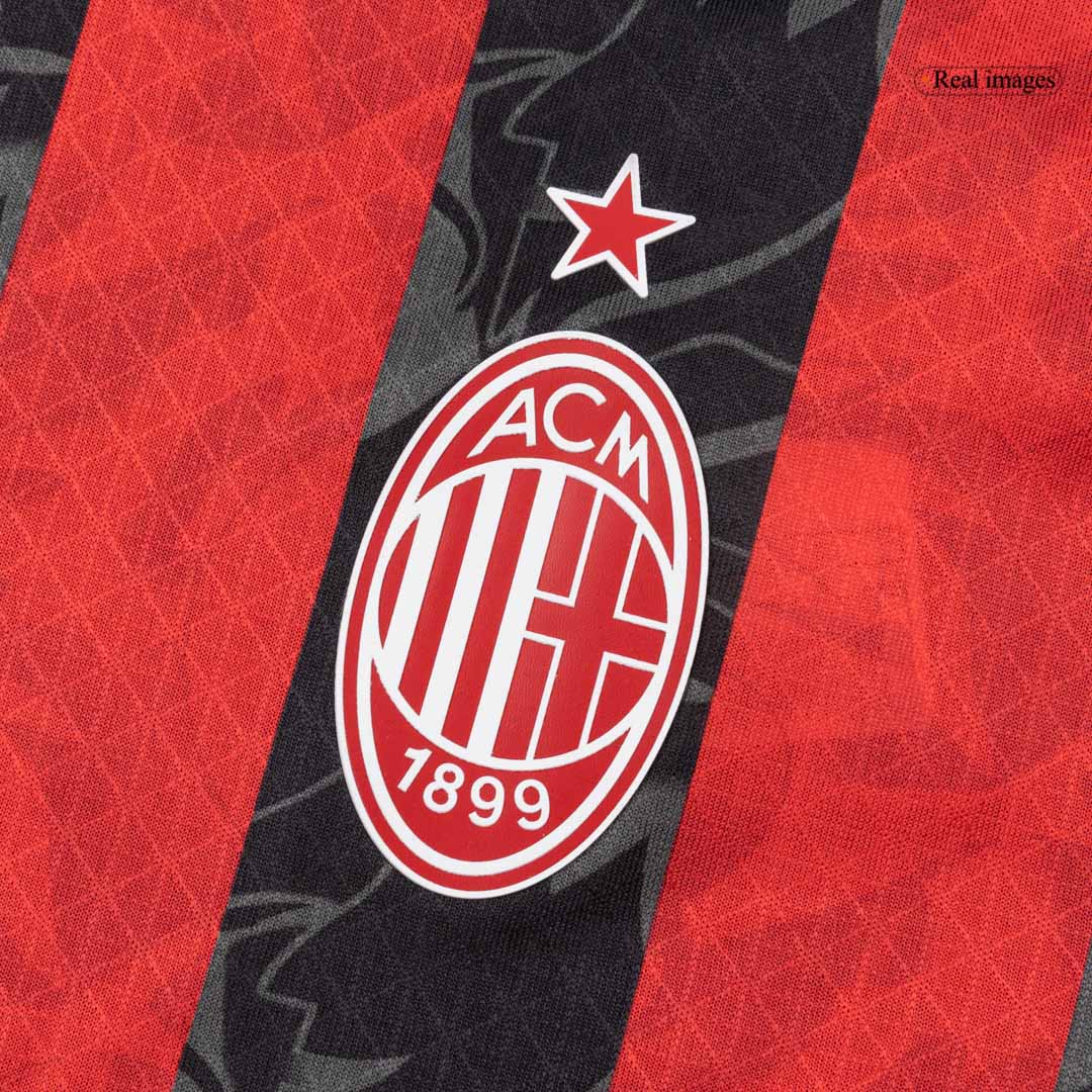 Authentic AC Milan Home Jersey 2025/26 Red&Black