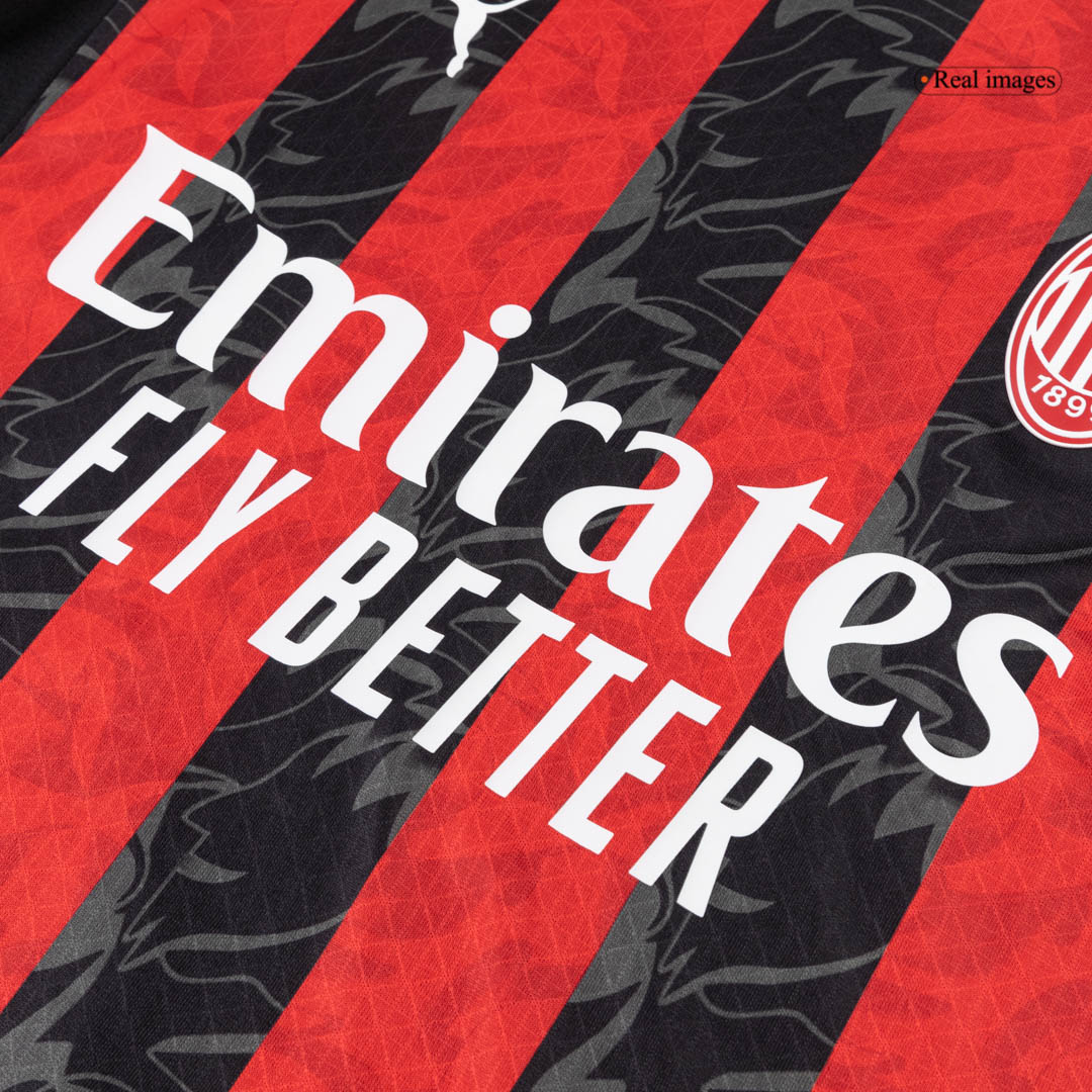 Authentic AC Milan Home Jersey 2025/26 Red&Black