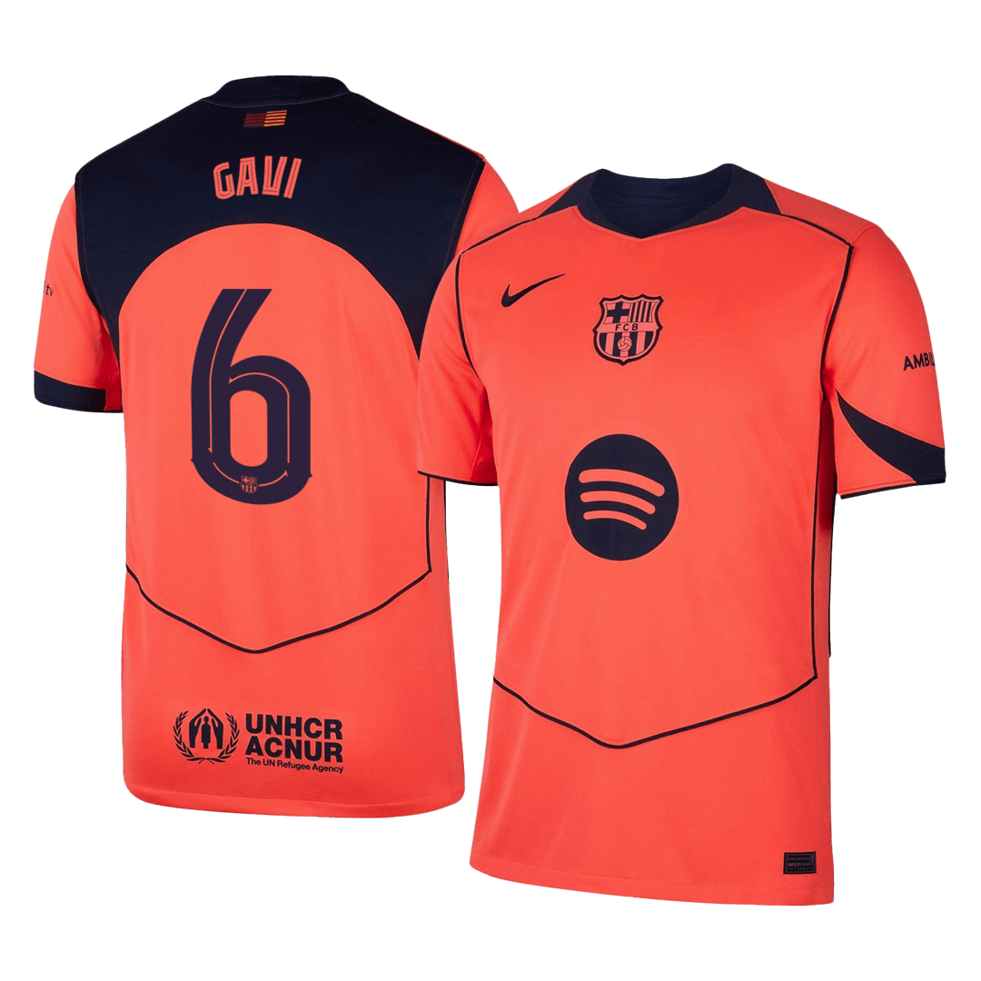 Barcelona GAVI #6 Third Away Sleeveless Jersey 2025/26