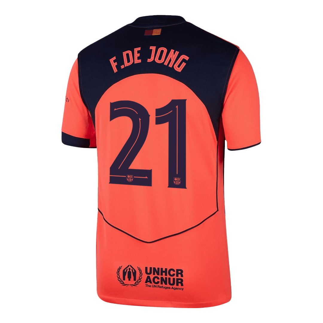 Barcelona F.DE JONG #21 Third Away Sleeveless Jersey 2025/26