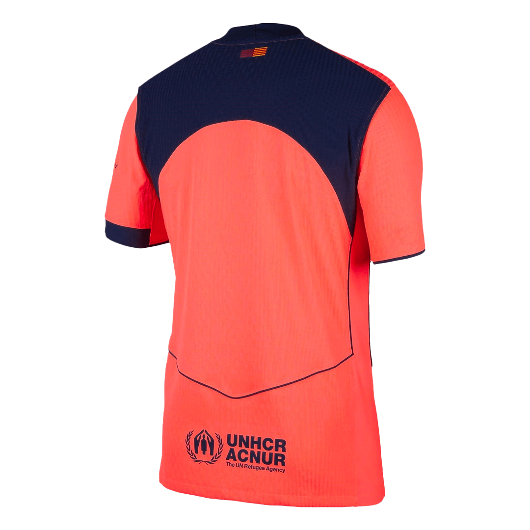 Authentic Barcelona Third Away Soccer Jersey 25/26 Orange
