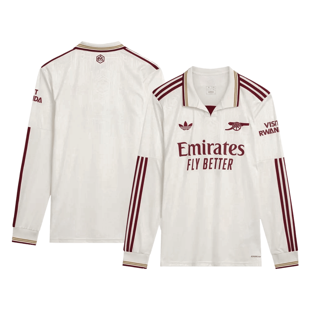 Arsenal Third Away Soccer Jersey Retro 2025/26 - Long Sleeve