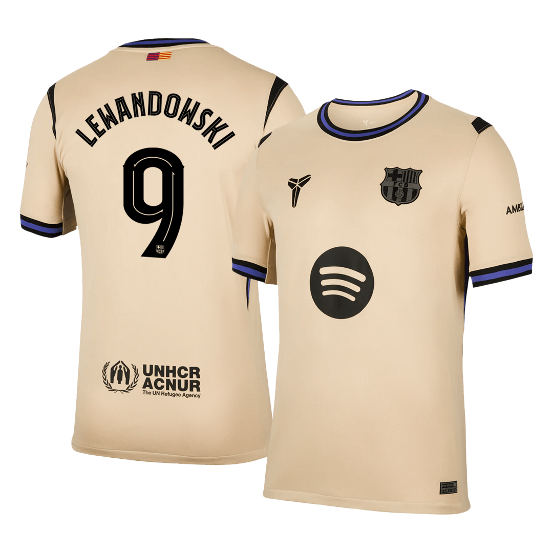 Barcelona LEWANDOWSKI #9 Away Sleeveless Jersey 2025/26