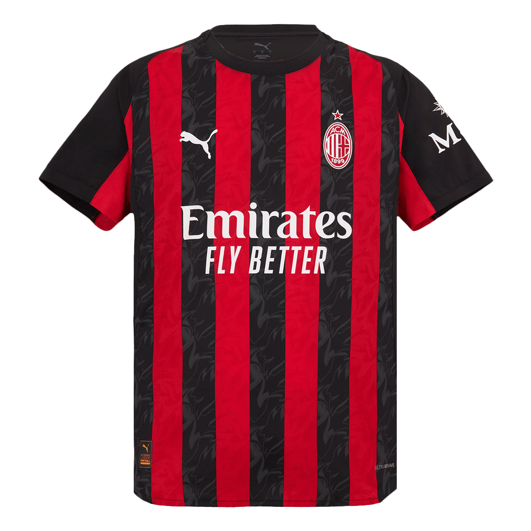 Authentic AC Milan Home Jersey 2025/26 Red&Black