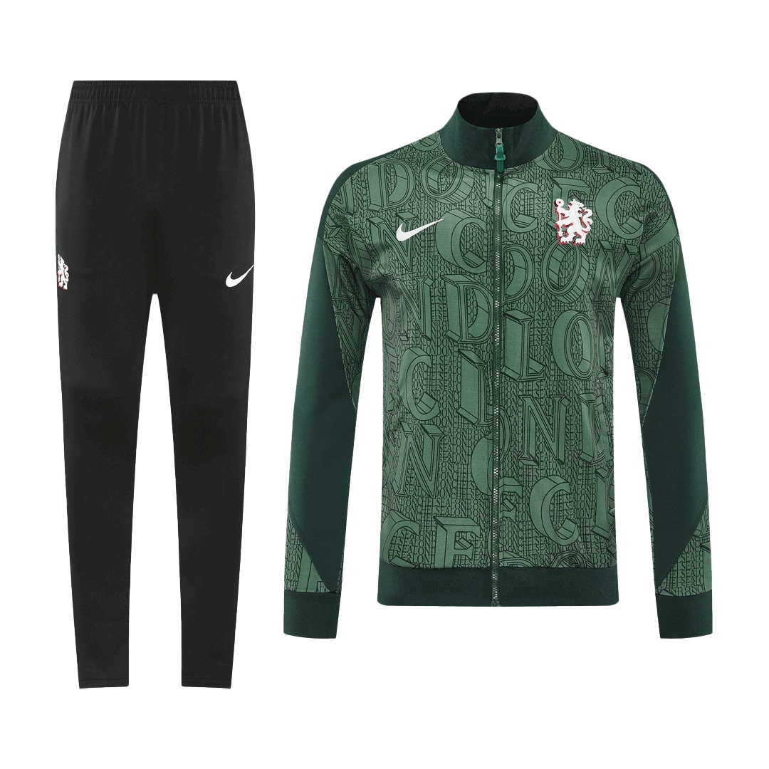 Chelsea Training Kit 2025/26 - Green (Jacket+Pants)