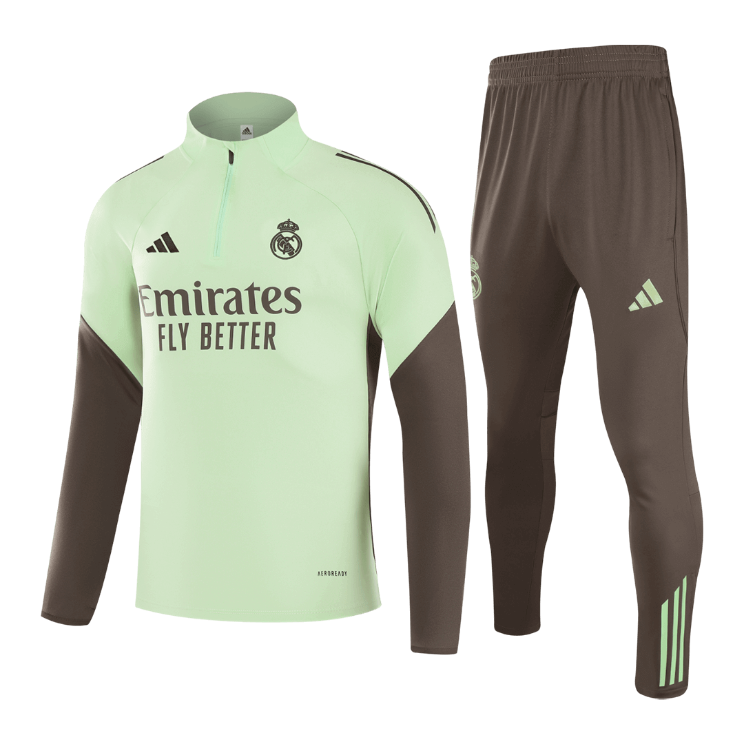 Real Madrid Sweatshirt Kit 2025/26 - Green (Top+Pants)