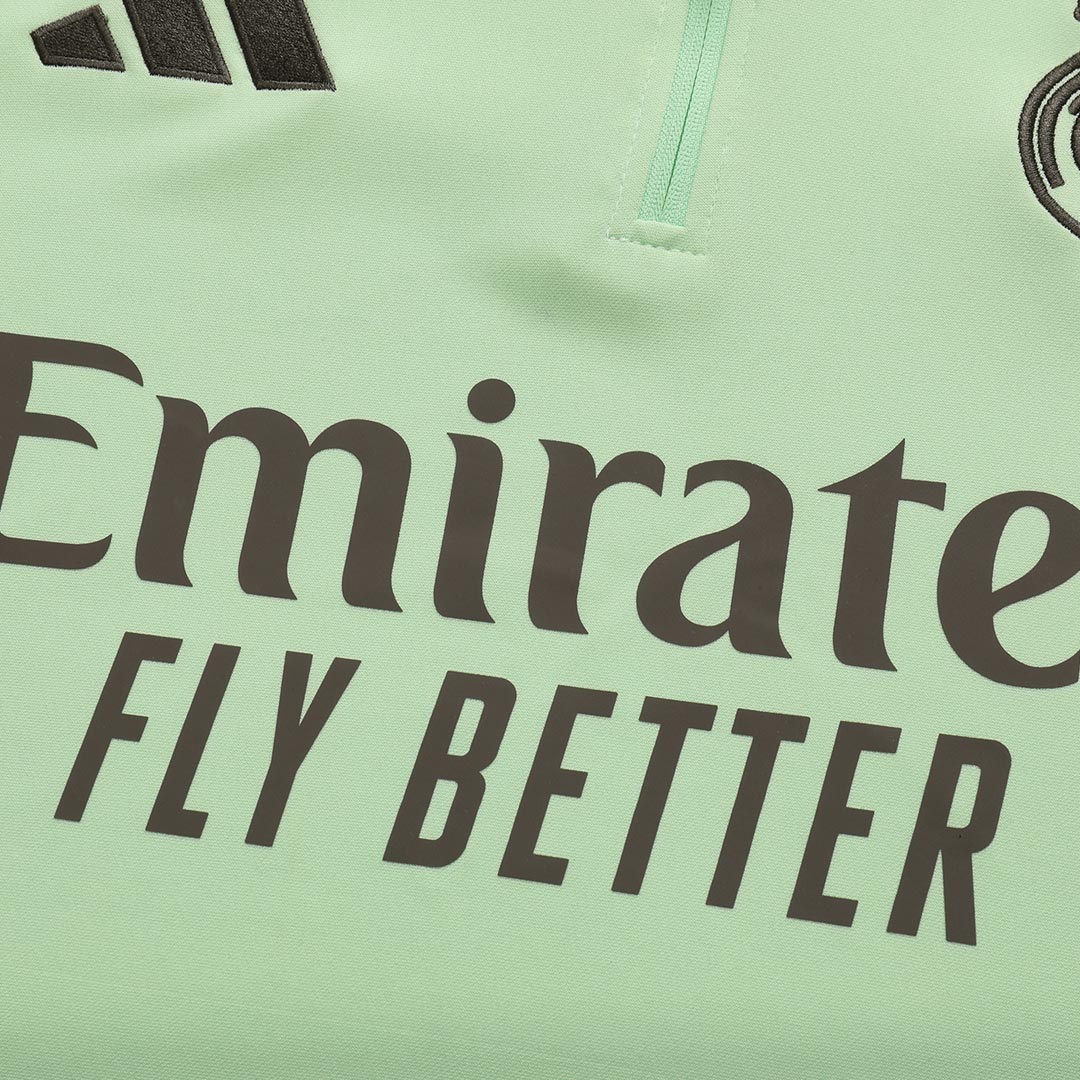 Real Madrid Sweatshirt Kit 2025/26 - Green (Top+Pants)