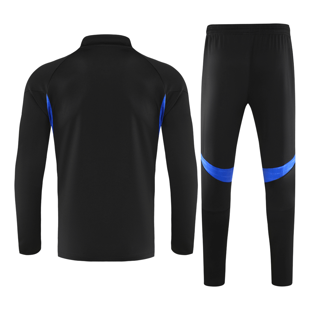 Manchester United Sweatshirt Kit 2025/26 - Black (Top+Pants)