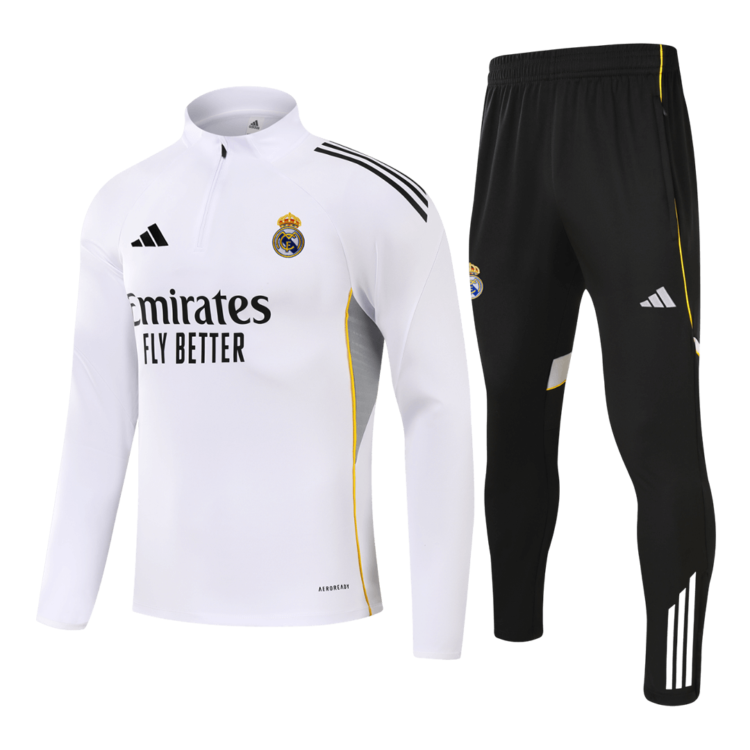 Real Madrid Sweatshirt Kit 2025/26 - White (Top+Pants)