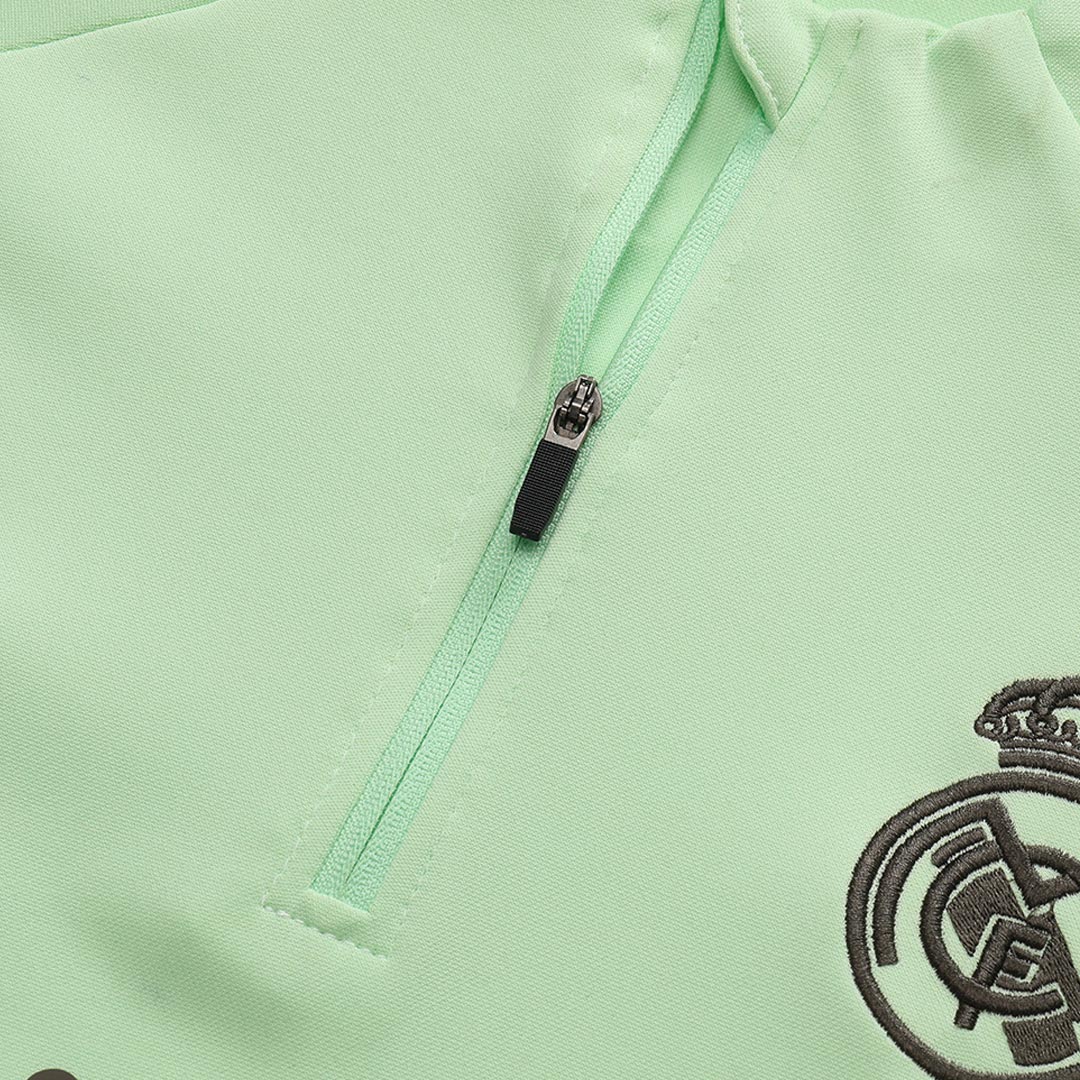 Real Madrid Sweatshirt Kit 2025/26 - Green (Top+Pants)
